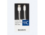 Sony USB-A 對 USB-C™ 充電與傳輸纜線 (100cm)